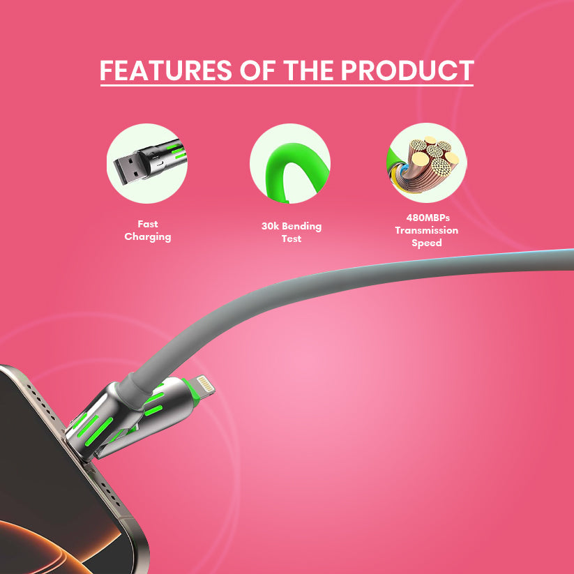 4 In 1 Convertible USB Fast Charging Cable,