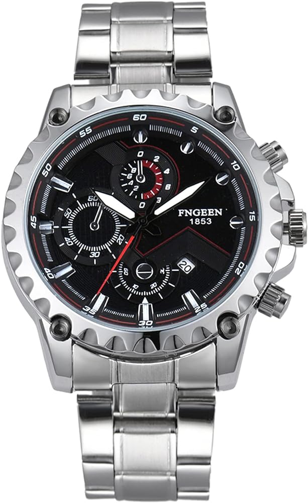 Fashion Business Large Dial Calendar Quartz Watch For Men