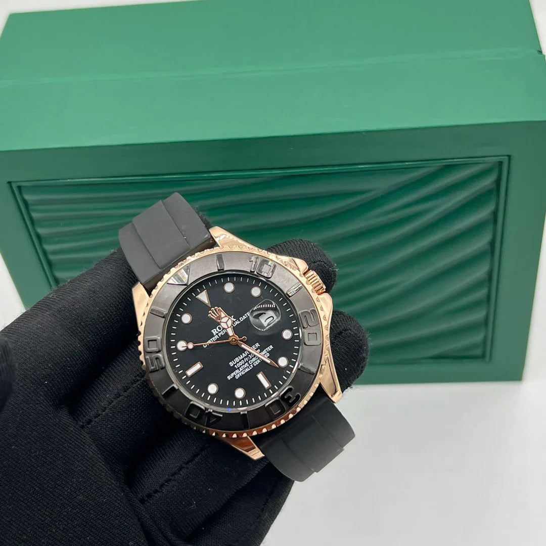 RLX GMT WATCH |Black & Rose color|