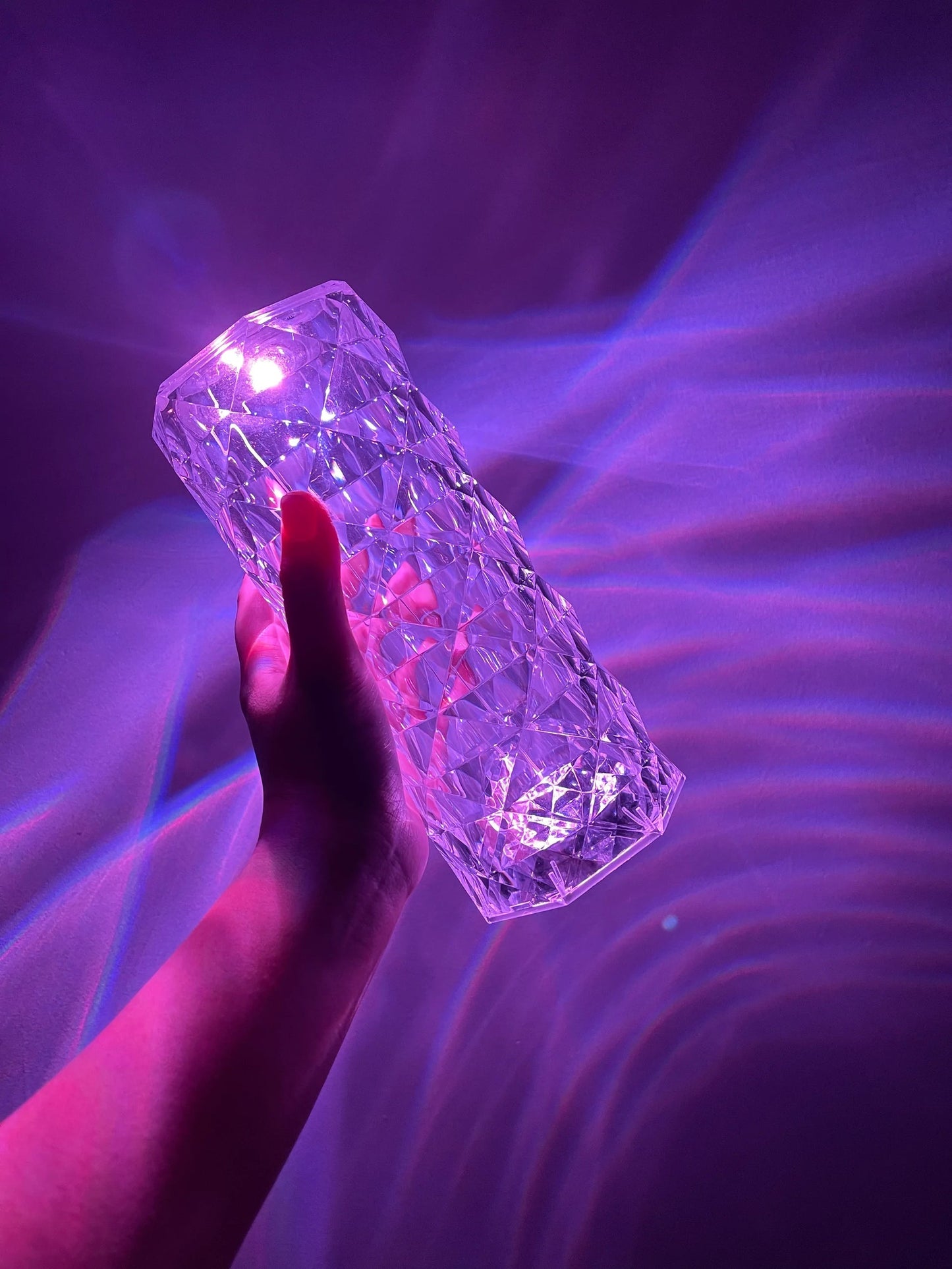Crystal Table Lamp Color Changing