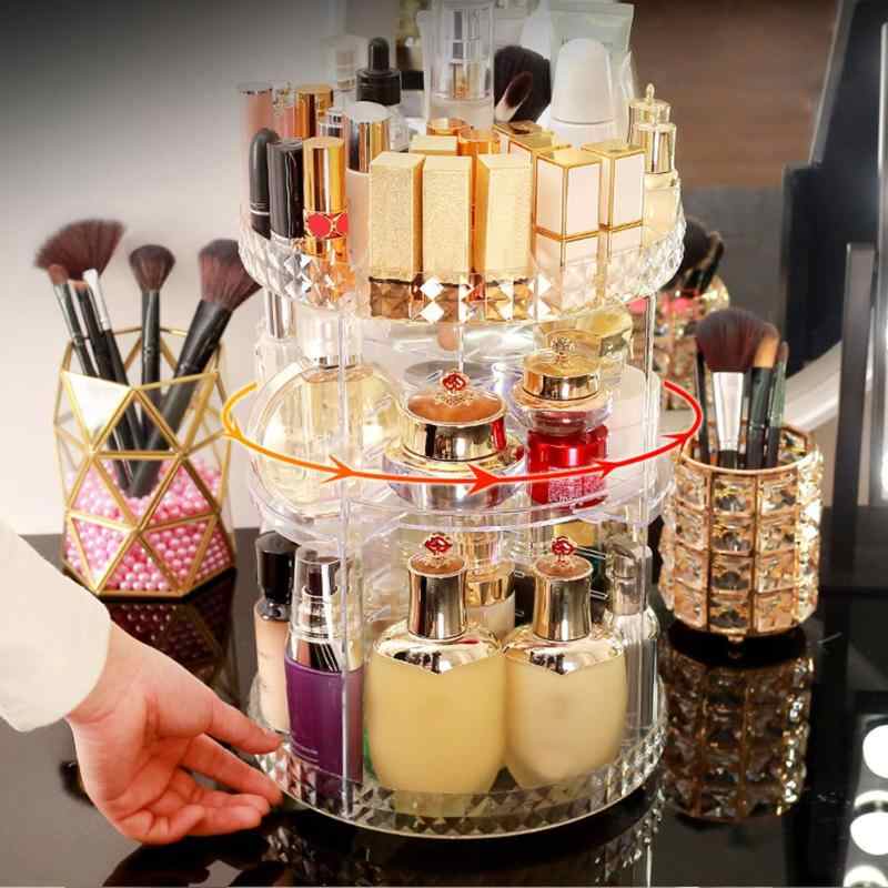 360° Rotating Makeup Organizer