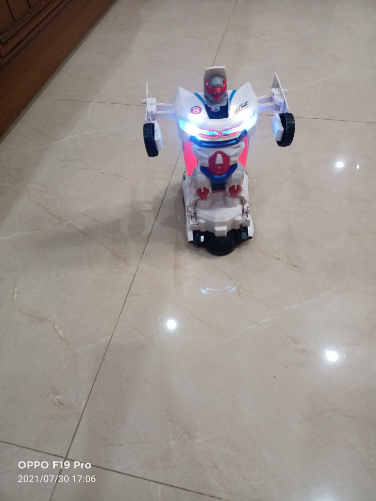 Auto Robot Car For Kids - White color