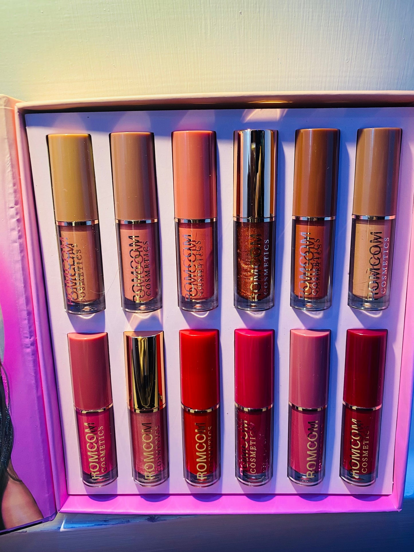 12-Piece Matte Liquid Lipstick & High Shine Lip Gloss Set – Waterproof, Long-Lasting Makeup Collection