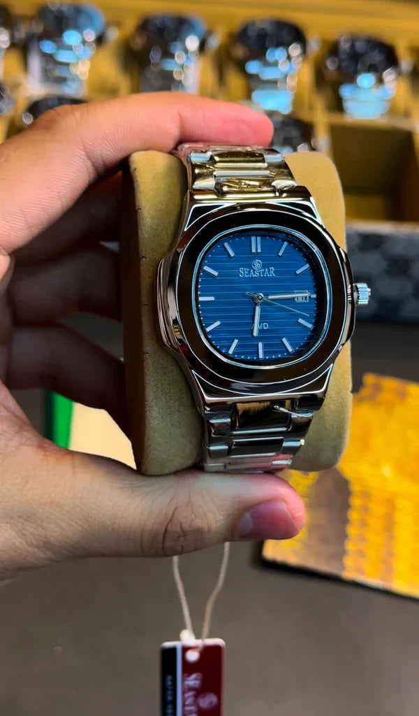 Premium Seastar Chain Watch | With Classical Date Adjuster