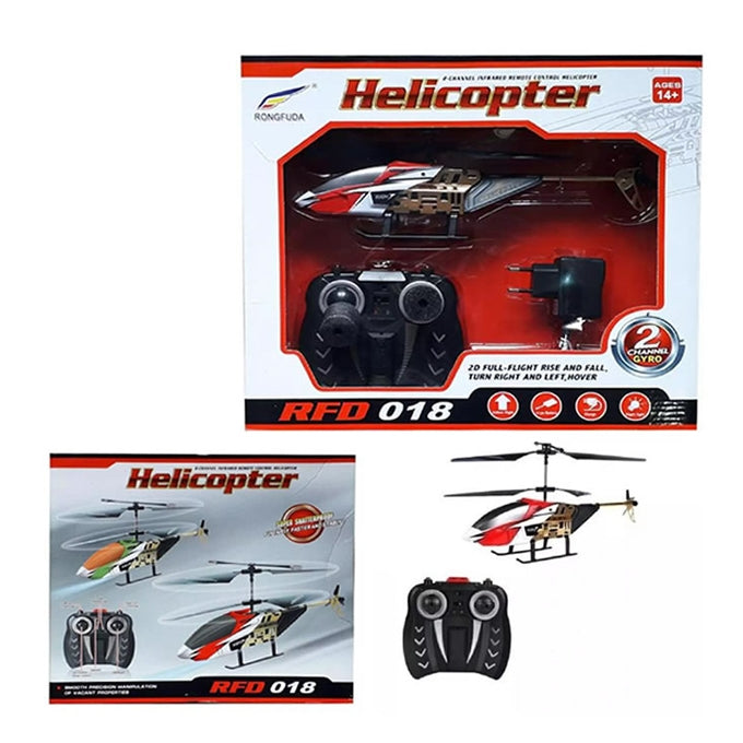 Remote Control Helicopter RFD-018 – 2 Channel Rechargeable Toy