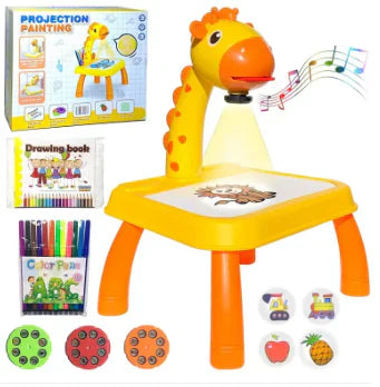 Kids Projector Painting & Drawing Table Set large size