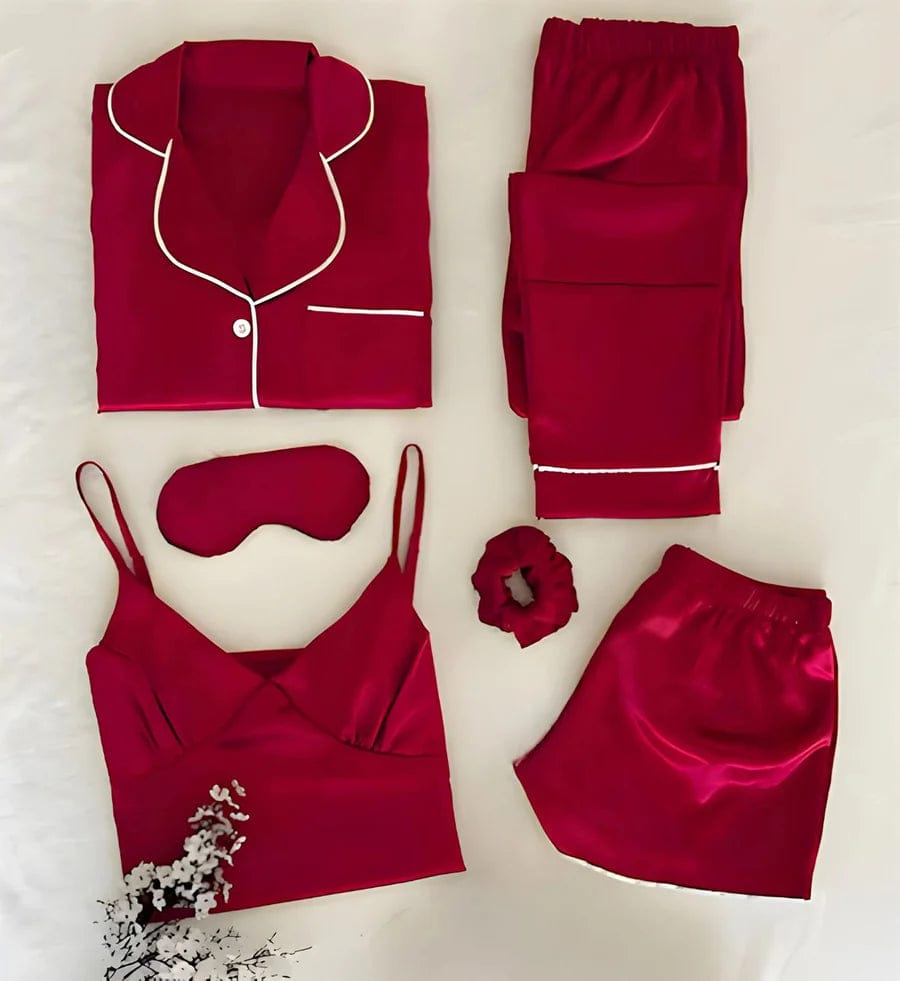Silk Night Dress For Women and Girls 7 Piece TURKISH SILK ORIGINAL