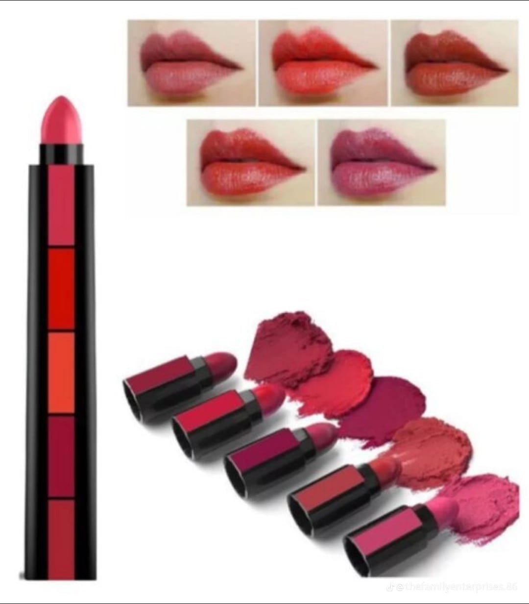 5 IN 1 MATTE LIPSTICK - BUY 1 GET 1 FREE  ⭐6 colors