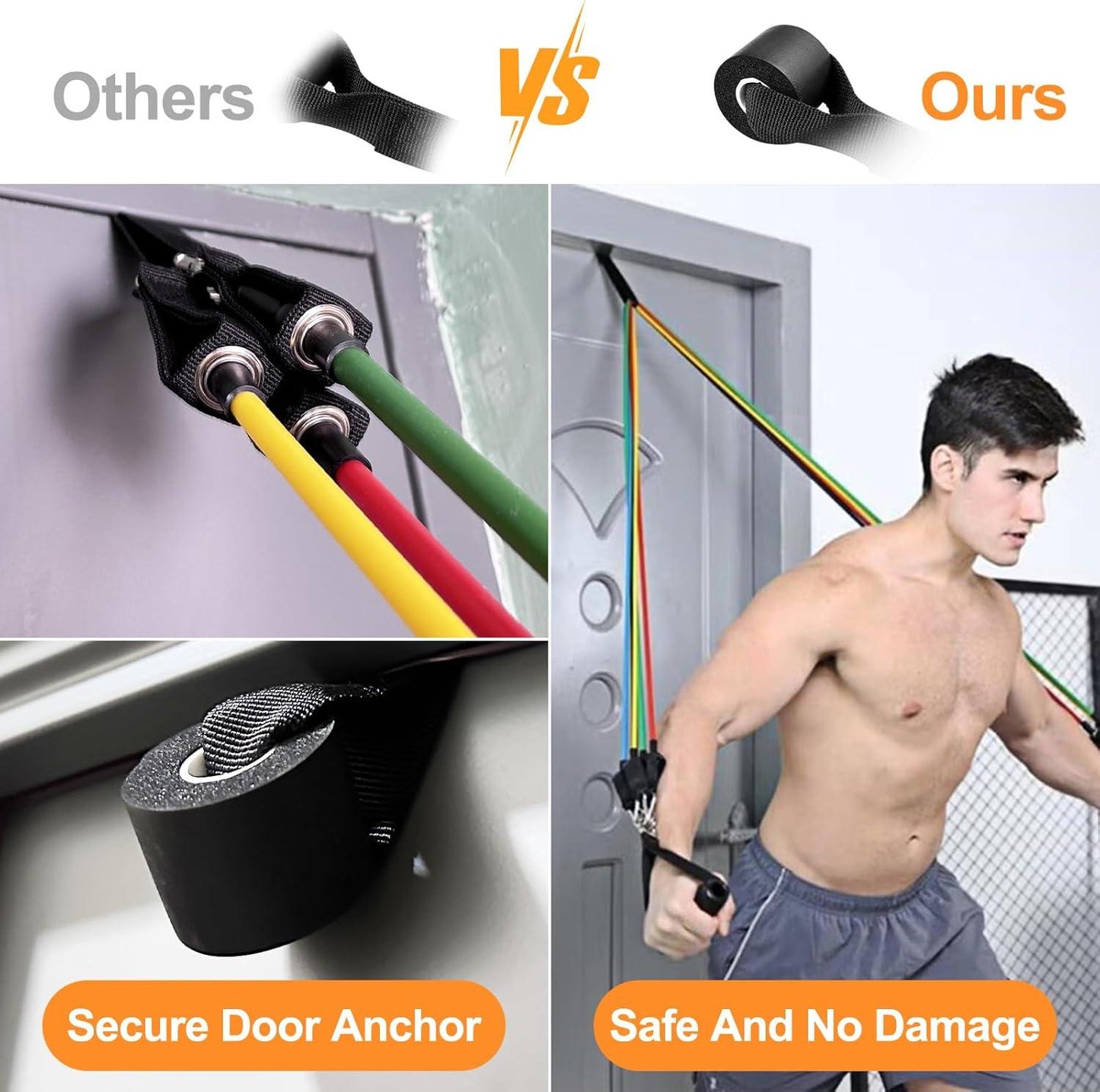 Resistance Band Waist Belt –