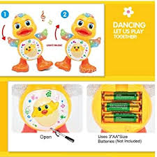 Dancing Duck with Music Flashing Lights and Real Dancing Action Toys For kids