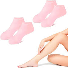 1 Pair Silicone Moisturizing Gel Heel Socks / Silicone Heel Pad For Foot Care / Multi-purpose