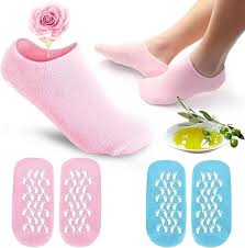 1 Pair Silicone Moisturizing Gel Heel Socks / Silicone Heel Pad For Foot Care / Multi-purpose