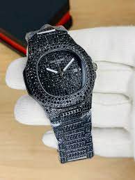 Elegant Luxury Full Diamond Quartz Watch | Premium Box Packing |