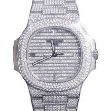 Elegant Luxury Full Diamond Quartz Watch | Premium Box Packing |