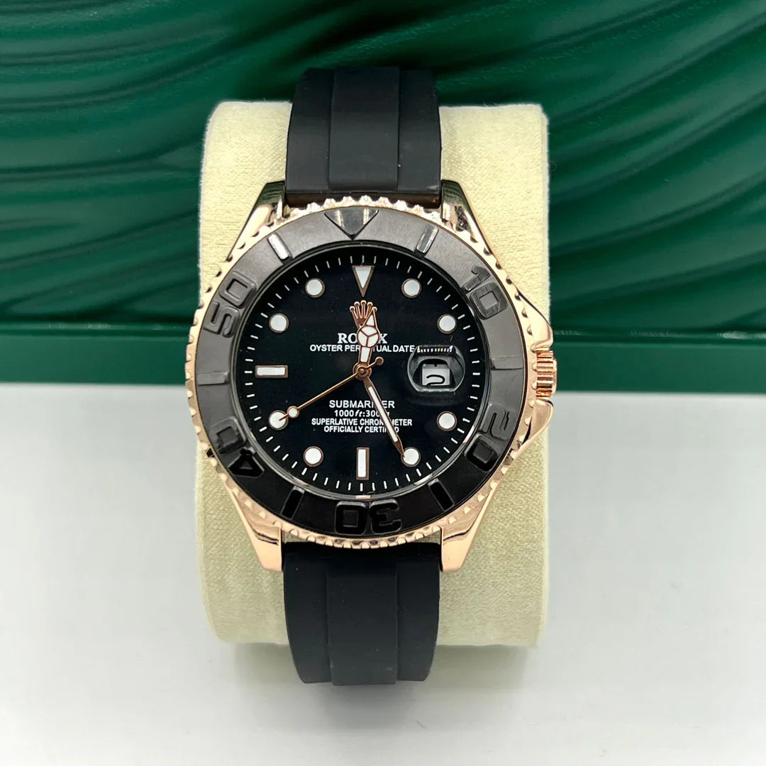 RLX GMT WATCH  |Black & Rose color|
