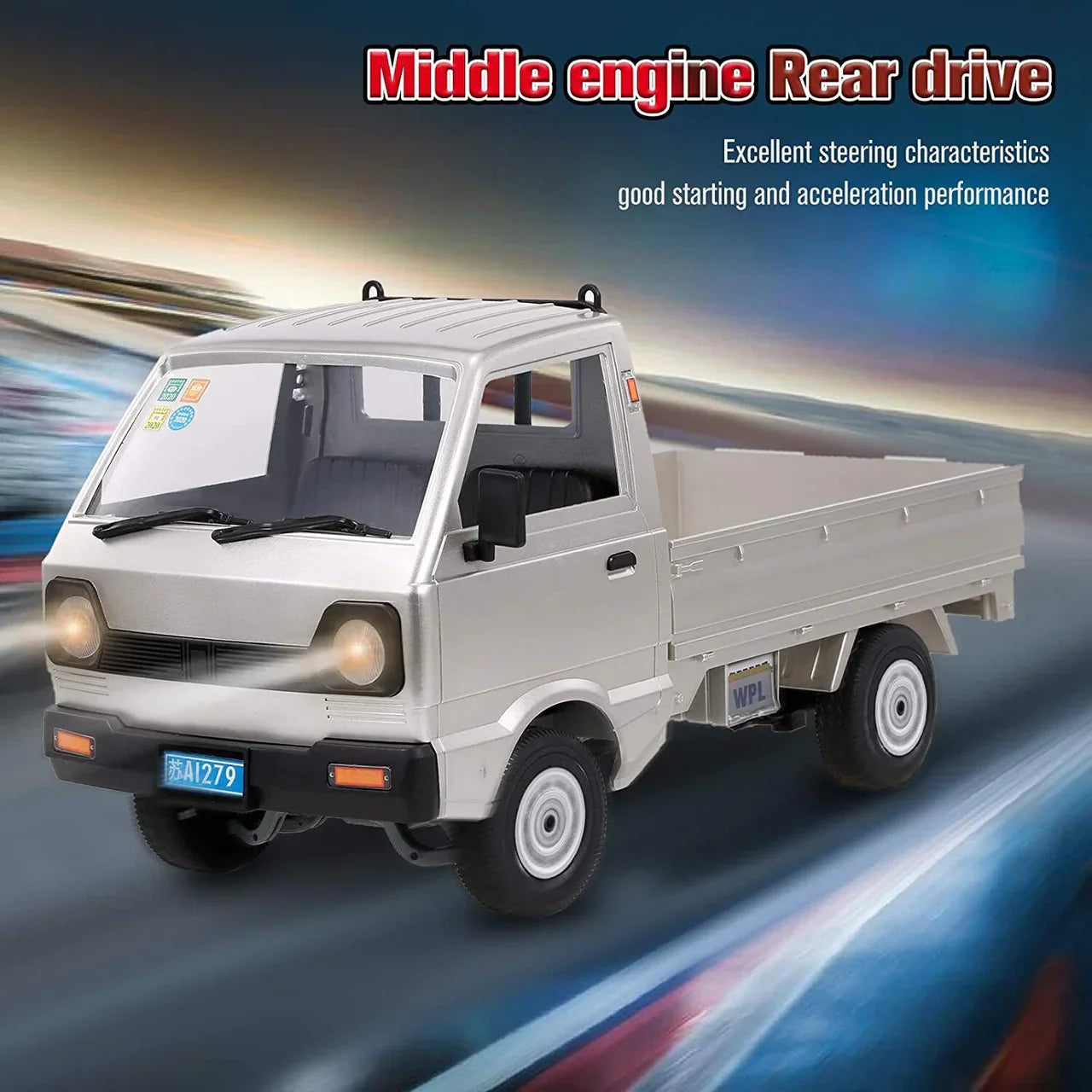 Water Spray R/C Urban Mini Truck  Rechargeable Remote Control